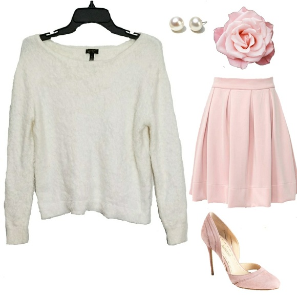 Jessica Simpson Sweaters - Jessica Simpson Feather Cropped Sweater